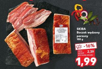 Kaufland Boczek wędzony parzony skiba oferta