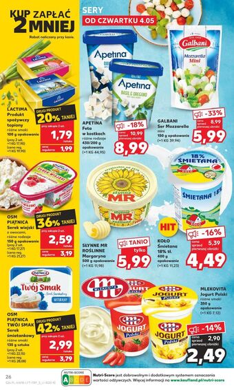 Kaufland Serek wiejski z malinami i żurawiną piątnica wiejski oferta