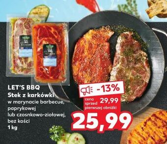 Kaufland Stek w marynacie bbq stoisko mięsne oferta