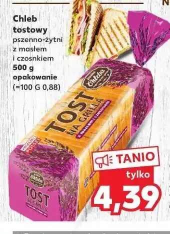 Kaufland Chleb tostowy na grilla z masłem i czosnkiem kraina chleba oferta