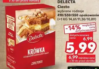 Kaufland Ciasto krówka delecta oferta