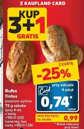 Kaufland Bułka fitness oferta
