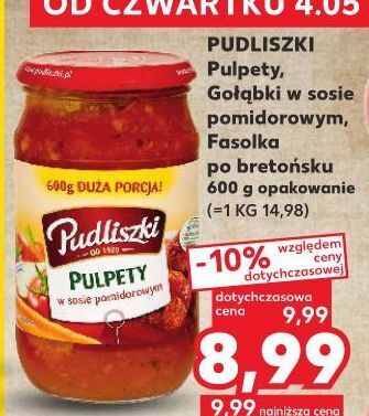 Pulpety w sosie pomidorowym pudliszki