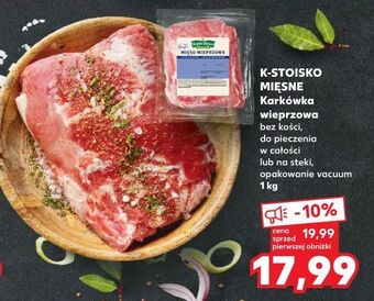 Kaufland Karkówka wieprzowa bez kości stoisko mięsne oferta