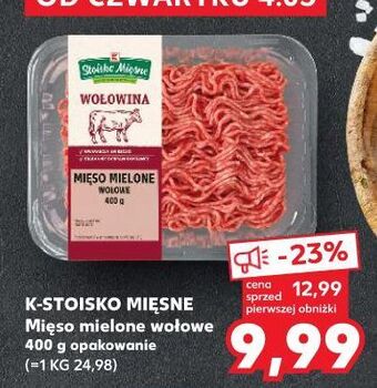 Kaufland Mięso mielone wołowe stoisko mięsne oferta