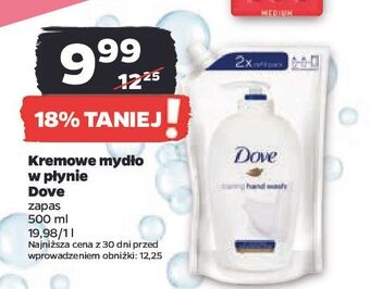 Netto Mydło w płynie zapas dove caring hand wash oferta