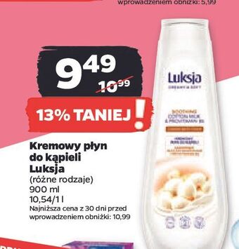 Netto Płyn do kąpieli cotton milk & provitamin b5 luksja creamy soft oferta