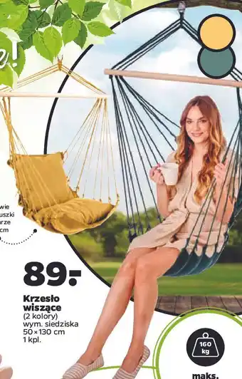 Netto Krzesło wiszące 50 x 130 cm oferta