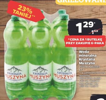 Netto Woda mineralna krystalia muszyna oferta