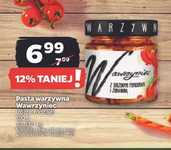 Netto Pasta z suszonymi pomidorami i żurawiną wawrzyniec oferta