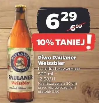 Netto Piwo paulaner hefe-weissbier dunkel oferta