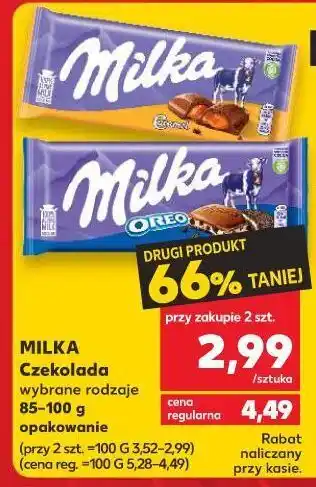 Kaufland Czekolada caramel milka oferta