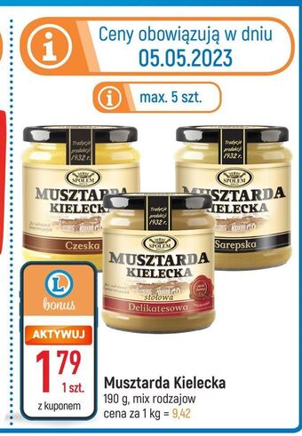 E.Leclerc Musztarda kielecka sarepska społem kielce oferta