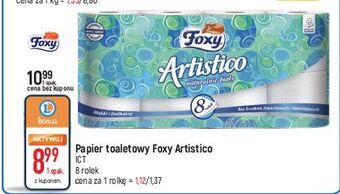 E.Leclerc Papier toaletowy biały foxy artistico oferta