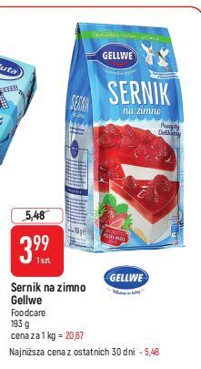 E.Leclerc Sernik na zimno gellwe oferta