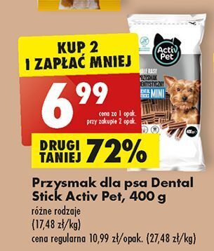 Biedronka Przysmak dentystyczny dla psa mini activ pet oferta