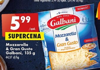 Biedronka Mozzarella & gran gusto galbani oferta