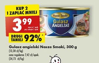 Biedronka Gulasz angielski premium nasze smaki oferta