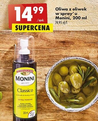 Biedronka Oliwa z oliwek extra virgine spray monini classico oferta