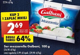 Biedronka Ser mozzarella galbani oferta