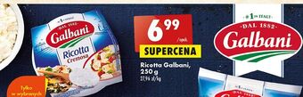 Biedronka Ser ricotta galbani oferta