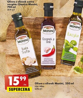 Biedronka Oliwa z oliwek bazylia monini oferta