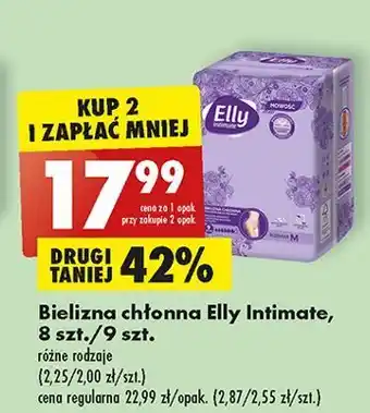Biedronka Bielizna dla wrażliwego pęcherza elly oferta