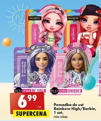 Biedronka Pomadka różowa bi-es barbie oferta