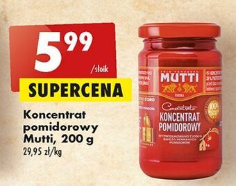 Biedronka Koncentrat pomidorowy mutti oferta