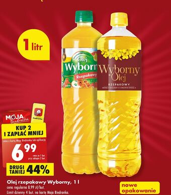 Biedronka Olej rzepakowy wyborny oferta