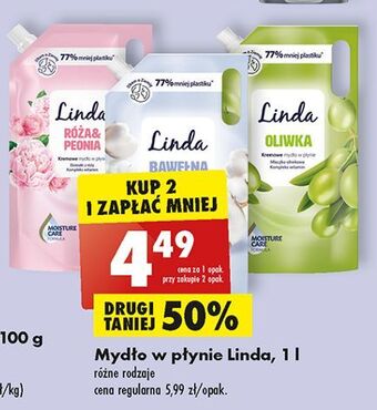 Biedronka Mydło w płynie róża i peonia linda oferta