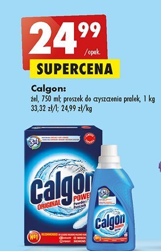 Biedronka Proszek zmiękczający wodę przeciw kamieniowi calgon oferta