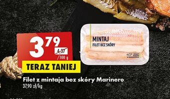 Biedronka Mintaj filet bez skóry marinero oferta