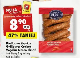 Biedronka Kiełbasa śląska grillowa kraina wędlin na co dzień oferta