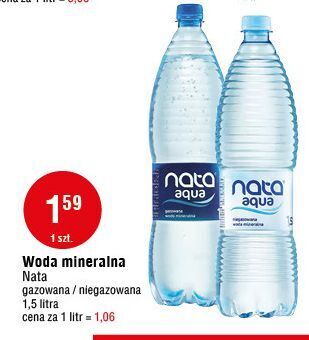 E.Leclerc Woda gazowana nata aqua oferta