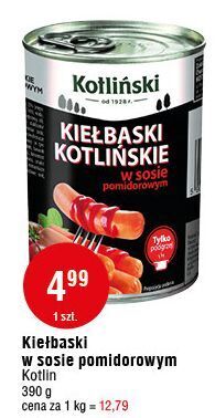 E.Leclerc Kiełbaski kotlińskie w sosie pomidorowym kotlin oferta