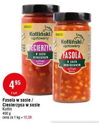E.Leclerc Fasola w sosie pomidorowym kotliński ugotowany oferta