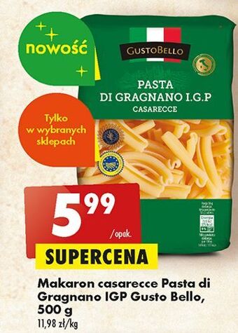 Biedronka Makaron gragnano gustobello oferta
