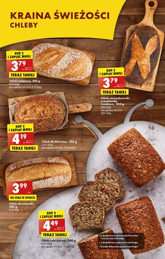 Biedronka Chleb nowodworski z maślanką i makiem oferta
