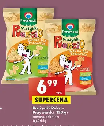 Biedronka Prażynki reksio ketchup przysnacki oferta