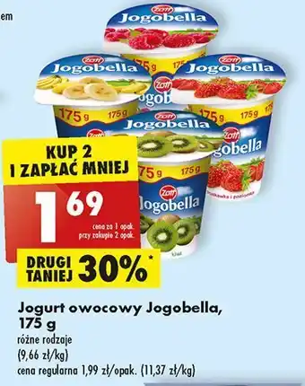 Biedronka Jogurt banan zott jogobella oferta
