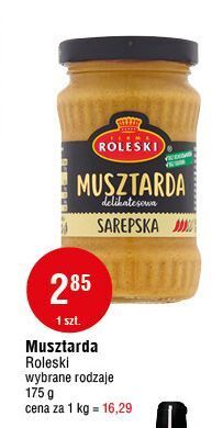 E.Leclerc Musztarda delikatesowa sarepska roleski oferta
