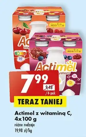 Biedronka Jogurt wiśnia acerola danone actimel oferta