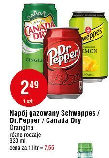 E.Leclerc Napój lemon schweppes oferta
