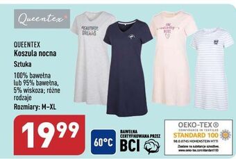 ALDI Koszula nocna damska m-xl queentex oferta