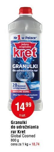 E.Leclerc Granulki do udrożniania rur kret oferta