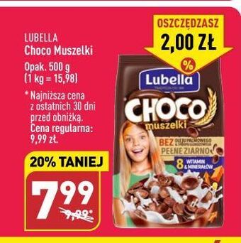 ALDI Płatki choco muszelki lubella mlekołaki oferta