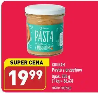 ALDI Pasta z migdałów crunchy krukam oferta