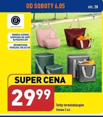 ALDI Torba termoizolacyjna oferta