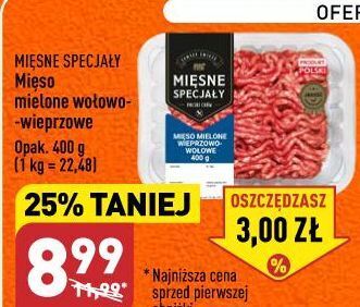 ALDI Mięso mielone wieprzowo wołowe mięsne specjały zawsze świeże (aldi) oferta